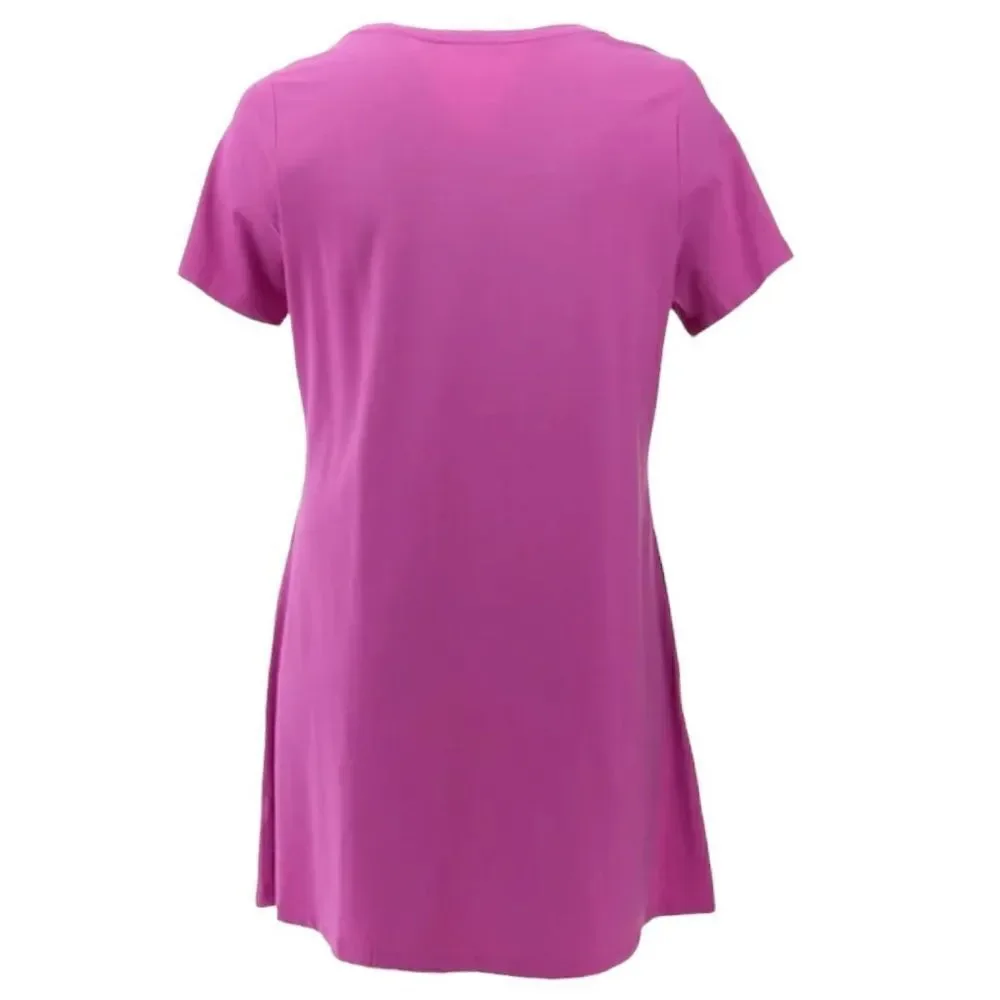 Isaac Mizrahi Live! Short-Sleeve Swing Dress